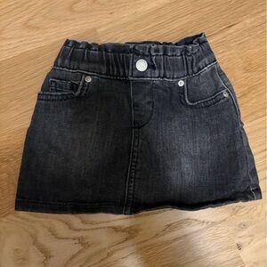 Cat & Jack Black Denim Skirt